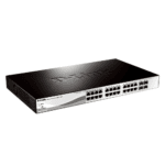 D-Link 24-Port 10/100/1000BaseT PoE + 4 Combo 1000BaseT/SFP ports Web Smart Switch, 193W PoE budget(DGS-1210-28P) - Image 2