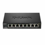 D-LINK 8 PORT 10/100/1000 BASE - T UNMANAGED GIGABIT DESKTOP SWITCH