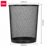DELI 9188 EXECUTIVE MESH WASTE BIN