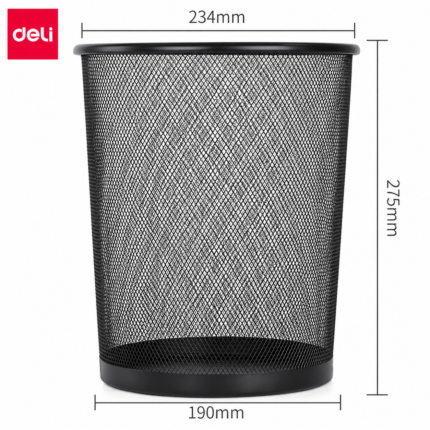 DELI 9188 EXECUTIVE MESH WASTE BIN