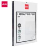 DELI E3817 LAMINATING POUCHES A4 125MIC. - PKT OF 100'S
