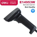 Deli E14953W Wireless 1D Barcode Scanner