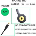 ACER 19V X 3.42A X 5.5 PIN 2.5 LAPTOP ADAPTOR