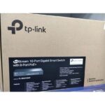 JetStream 10-Port Gigabit Smart Switch with 8-Port PoE+