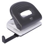 DELI E0119 Metal Medium Punch – Heavy-Duty 2-Hole Paper Punch (25 Sheets Capacity) - Image 2