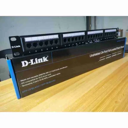 D-Link Cat6 24-Port Fully Loaded Patch Panel NPP-C61BLK241 Price in Kenya - Plannettech Investors Limited