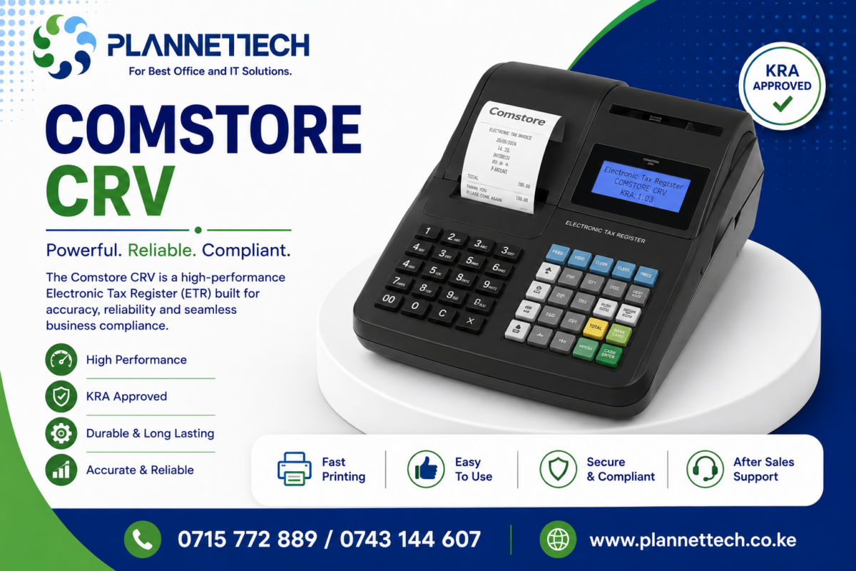 Best eTIMS ETR Machine in Kenya : Comstore CRV