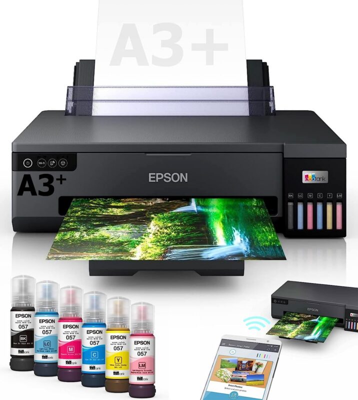 Epson EcoTank L18050 Printer Wireless A3+ 6-Color Photo and PVC ID Card InkTank Printer