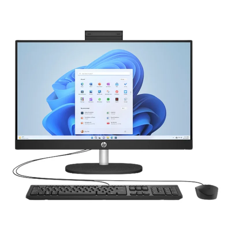 HP 23.8 AIO PC Intel Core Ultra 5 Shell White