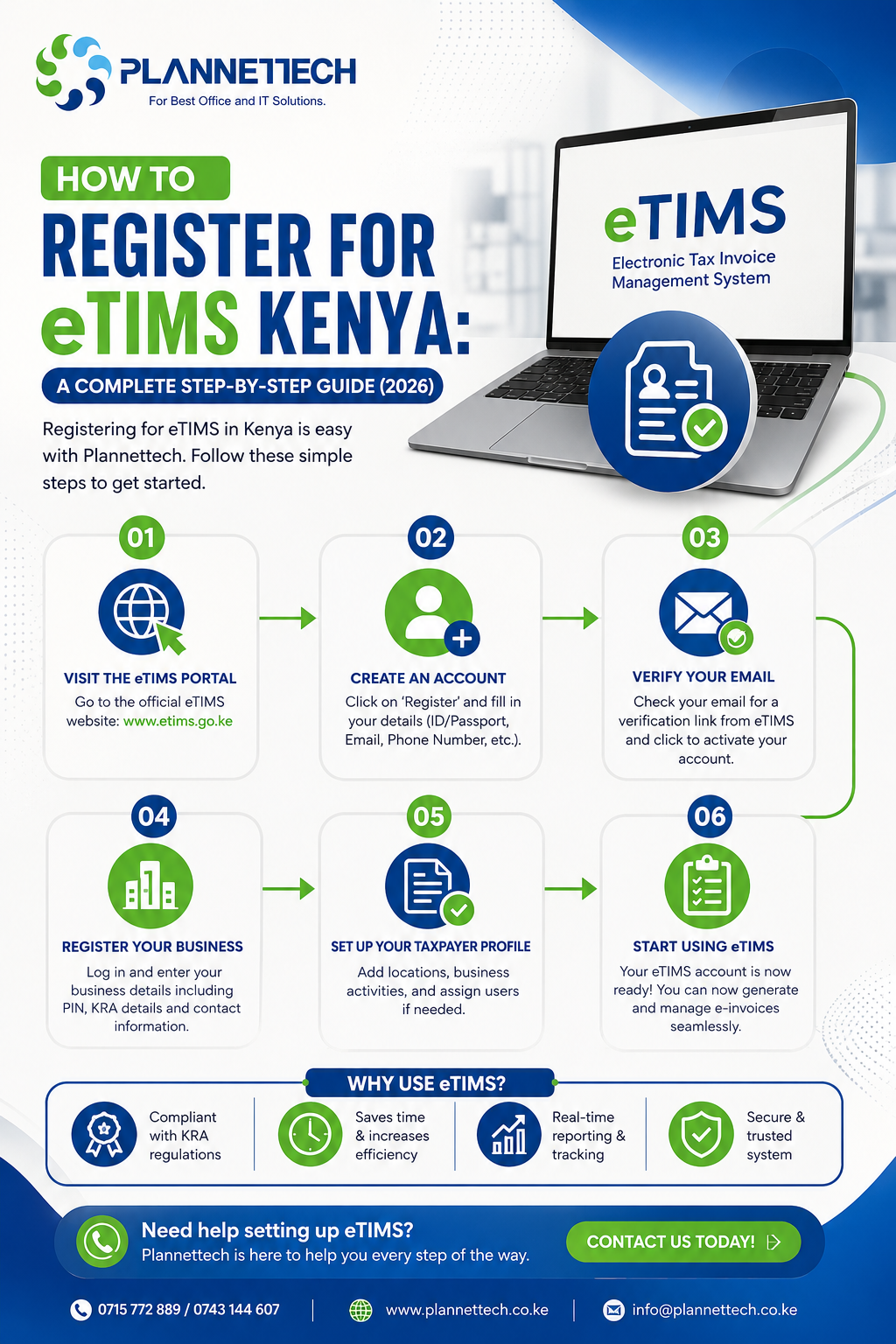 How to register for eTIMS Kenya - plannettech