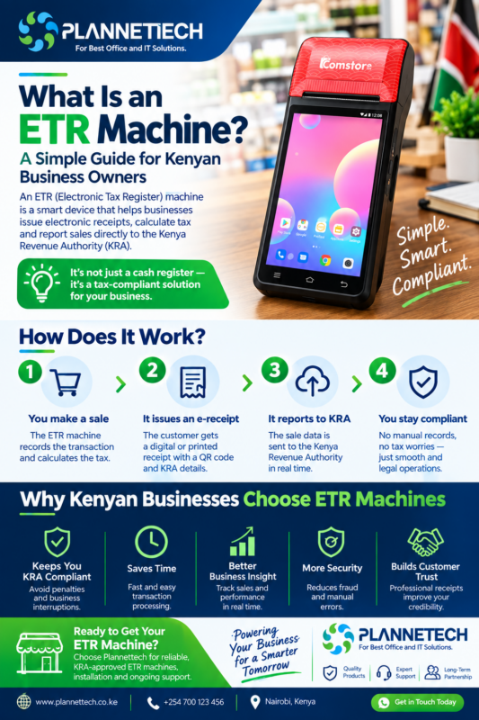 ETR machine price in Kenya - plannettech